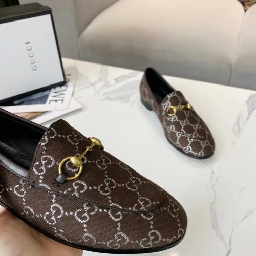 Cheap Gucci Oxfords Shoes For Women #1211290 Replica Wholesale [$80.00 USD] [ITEM#1211290] on Replica Gucci Oxfords Shoes