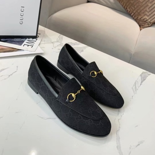 Cheap Gucci Oxfords Shoes For Women #1211292 Replica Wholesale [$80.00 USD] [ITEM#1211292] on Replica Gucci Oxfords Shoes