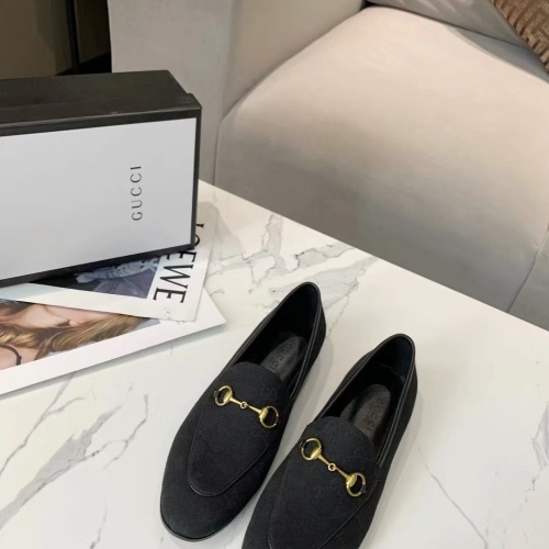 Cheap Gucci Oxfords Shoes For Women #1211292 Replica Wholesale [$80.00 USD] [ITEM#1211292] on Replica Gucci Oxfords Shoes