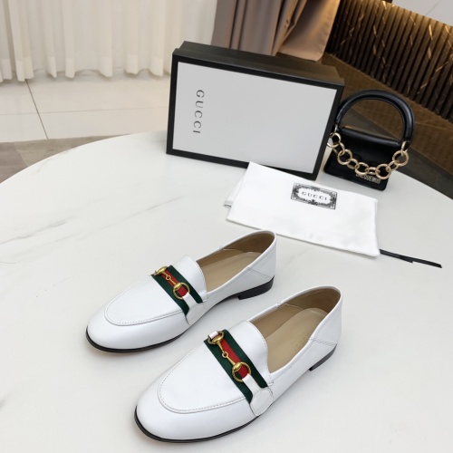 Cheap Gucci Oxfords Shoes For Women #1211294 Replica Wholesale [$82.00 USD] [ITEM#1211294] on Replica Gucci Oxfords Shoes