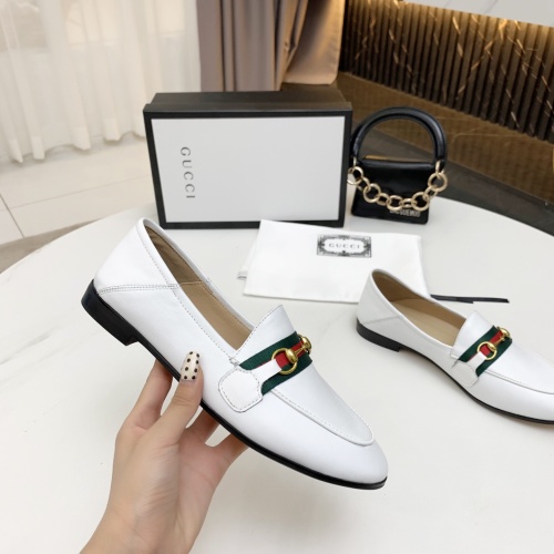 Cheap Gucci Oxfords Shoes For Women #1211294 Replica Wholesale [$82.00 USD] [ITEM#1211294] on Replica Gucci Oxfords Shoes