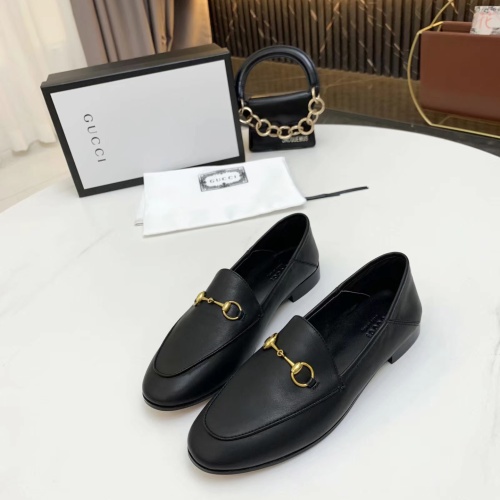 Cheap Gucci Oxfords Shoes For Women #1211296 Replica Wholesale [$80.00 USD] [ITEM#1211296] on Replica Gucci Oxfords Shoes