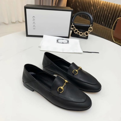 Cheap Gucci Oxfords Shoes For Women #1211296 Replica Wholesale [$80.00 USD] [ITEM#1211296] on Replica Gucci Oxfords Shoes