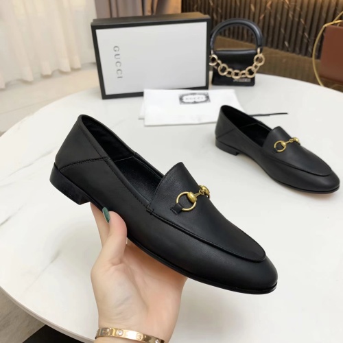 Cheap Gucci Oxfords Shoes For Women #1211296 Replica Wholesale [$80.00 USD] [ITEM#1211296] on Replica Gucci Oxfords Shoes