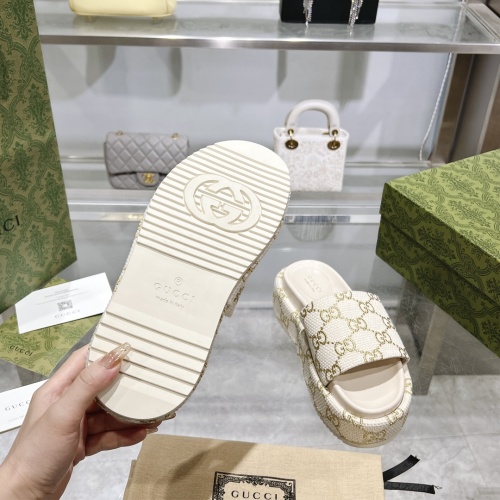 Cheap Gucci Slippers For Women #1211361 Replica Wholesale [$85.00 USD] [ITEM#1211361] on Replica Gucci Slippers