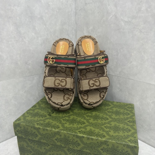 Cheap Gucci Slippers For Women #1211376 Replica Wholesale [$88.00 USD] [ITEM#1211376] on Replica Gucci Slippers