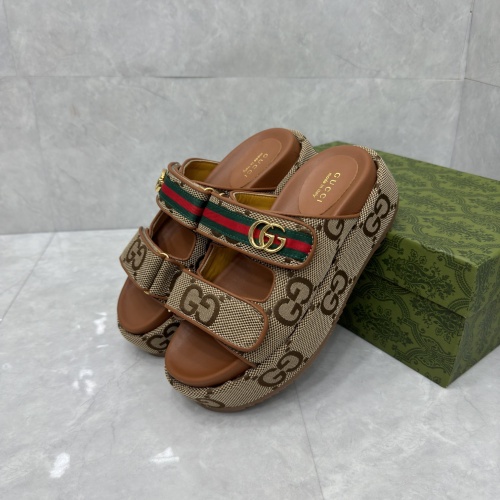 Cheap Gucci Slippers For Women #1211383 Replica Wholesale [$88.00 USD] [ITEM#1211383] on Replica Gucci Slippers