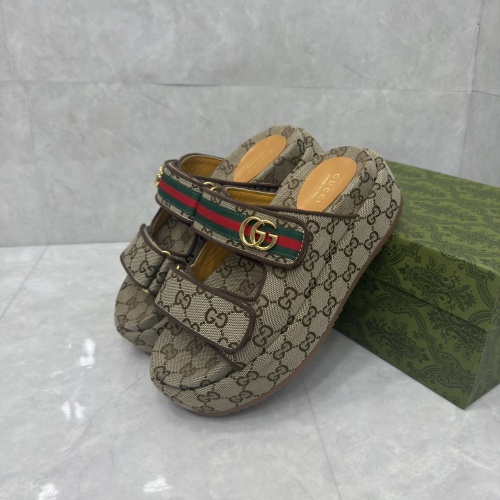 Cheap Gucci Slippers For Women #1211386 Replica Wholesale [$88.00 USD] [ITEM#1211386] on Replica Gucci Slippers