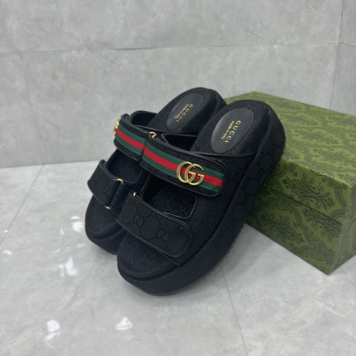 Cheap Gucci Slippers For Women #1211387 Replica Wholesale [$88.00 USD] [ITEM#1211387] on Replica Gucci Slippers