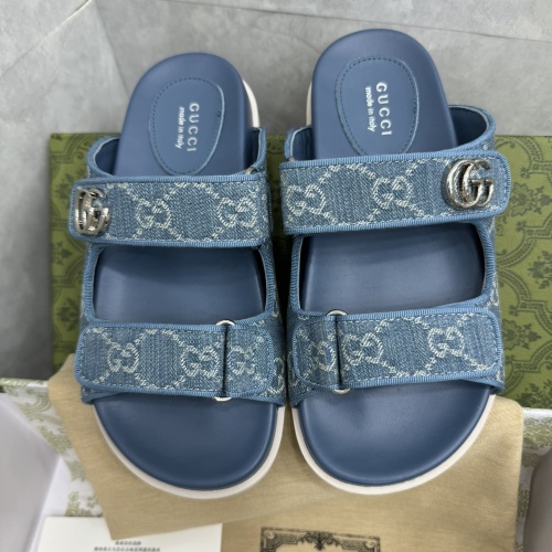 Cheap Gucci Slippers For Women #1211388 Replica Wholesale [$88.00 USD] [ITEM#1211388] on Replica Gucci Slippers