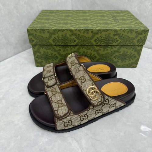 Cheap Gucci Slippers For Women #1211392 Replica Wholesale [$88.00 USD] [ITEM#1211392] on Replica Gucci Slippers