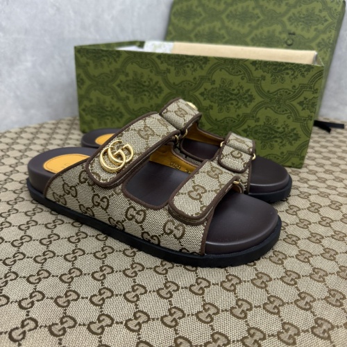 Cheap Gucci Slippers For Women #1211392 Replica Wholesale [$88.00 USD] [ITEM#1211392] on Replica Gucci Slippers