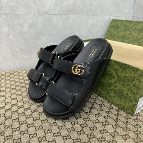 Cheap Gucci Slippers For Men #1211396 Replica Wholesale [$88.00 USD] [ITEM#1211396] on Replica Gucci Slippers