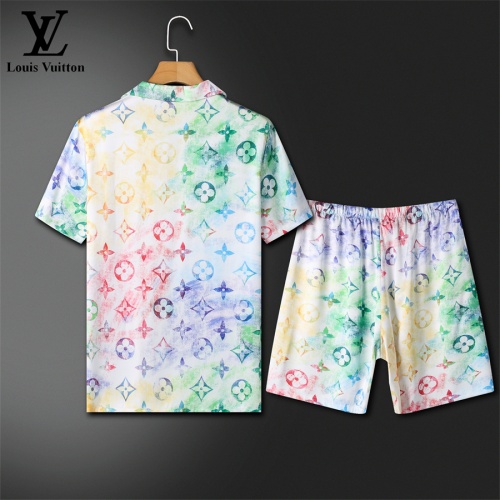 Cheap Louis Vuitton LV Tracksuits Short Sleeved For Men #1211415 Replica Wholesale [$72.00 USD] [ITEM#1211415] on Replica Louis Vuitton LV Tracksuits