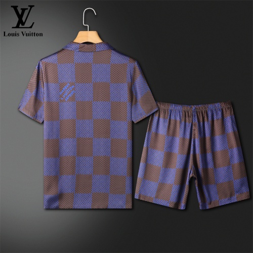 Cheap Louis Vuitton LV Tracksuits Short Sleeved For Men #1211446 Replica Wholesale [$72.00 USD] [ITEM#1211446] on Replica Louis Vuitton LV Tracksuits