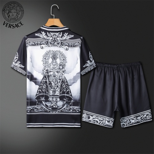 Cheap Versace Tracksuits Short Sleeved For Men #1211454 Replica Wholesale [$72.00 USD] [ITEM#1211454] on Replica Versace Tracksuits