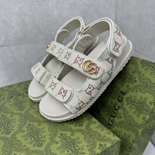 Cheap Gucci Sandal For Women #1211457 Replica Wholesale [$102.00 USD] [ITEM#1211457] on Replica Gucci Sandal