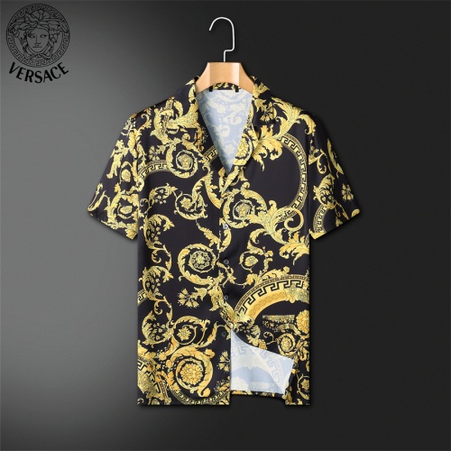 Cheap Versace Tracksuits Short Sleeved For Men #1211459 Replica Wholesale [$72.00 USD] [ITEM#1211459] on Replica Versace Tracksuits