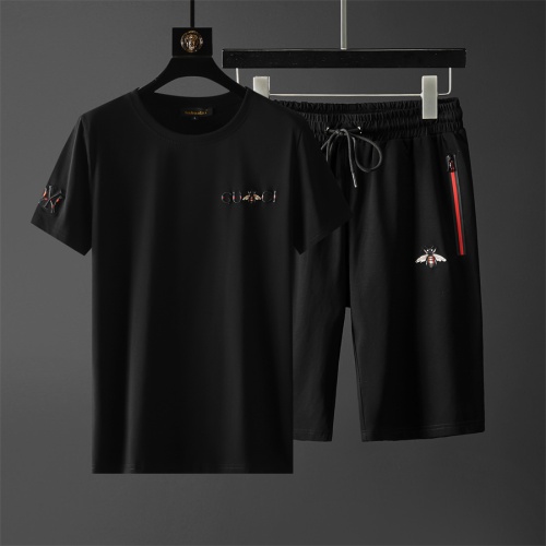 Cheap Gucci Tracksuits Short Sleeved For Men #1211481 Replica Wholesale [$64.00 USD] [ITEM#1211481] on Replica Gucci Tracksuits