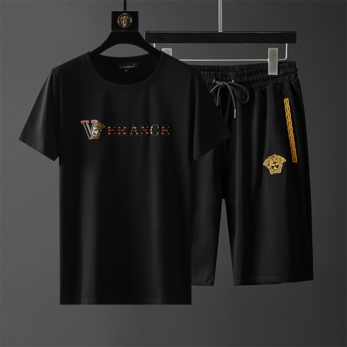 Cheap Versace Tracksuits Short Sleeved For Men #1211497 Replica Wholesale [$64.00 USD] [ITEM#1211497] on Replica Versace Tracksuits