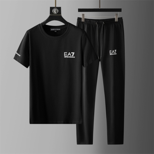 Cheap Armani Tracksuits Short Sleeved For Men #1211547 Replica Wholesale [$68.00 USD] [ITEM#1211547] on Replica Armani Tracksuits