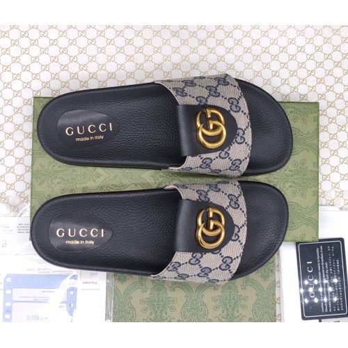 Cheap Gucci Slippers For Men #1211563 Replica Wholesale [$52.00 USD] [ITEM#1211563] on Replica Gucci Slippers