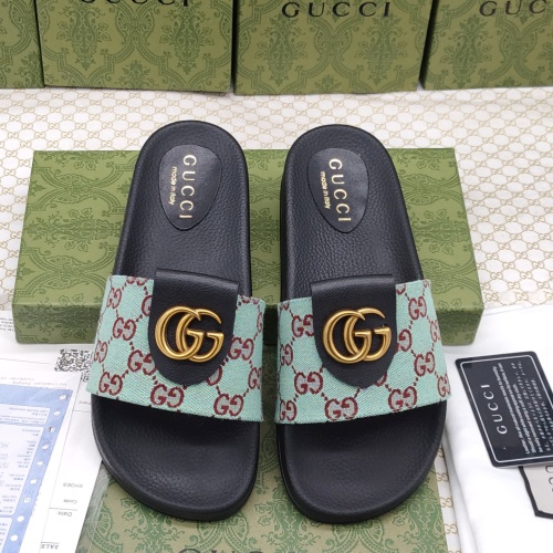 Cheap Gucci Slippers For Men #1211567 Replica Wholesale [$52.00 USD] [ITEM#1211567] on Replica Gucci Slippers