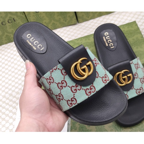 Cheap Gucci Slippers For Men #1211567 Replica Wholesale [$52.00 USD] [ITEM#1211567] on Replica Gucci Slippers