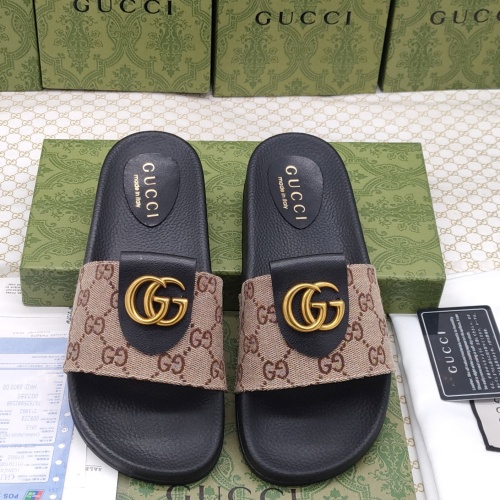 Cheap Gucci Slippers For Men #1211571 Replica Wholesale [$52.00 USD] [ITEM#1211571] on Replica Gucci Slippers