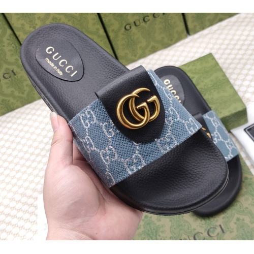 Cheap Gucci Slippers For Men #1211573 Replica Wholesale [$52.00 USD] [ITEM#1211573] on Replica 