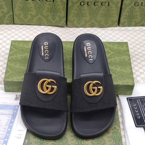 Cheap Gucci Slippers For Men #1211577 Replica Wholesale [$52.00 USD] [ITEM#1211577] on Replica Gucci Slippers