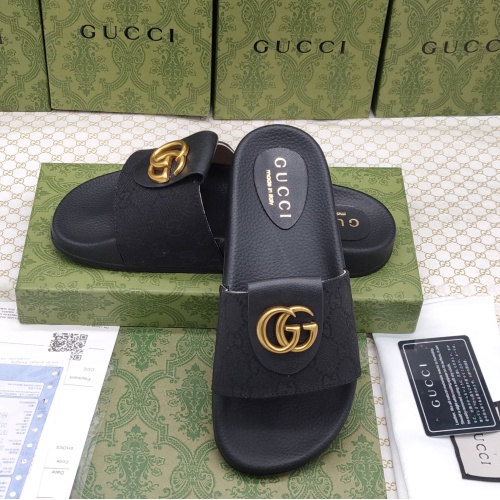 Cheap Gucci Slippers For Men #1211577 Replica Wholesale [$52.00 USD] [ITEM#1211577] on Replica Gucci Slippers