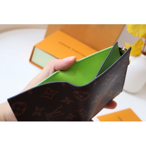 Cheap Louis Vuitton AAA Quality Card Case In Green #1211682 Replica Wholesale [$72.00 USD] [ITEM#1211682] on Replica Louis Vuitton AAA+ Quality Wallets