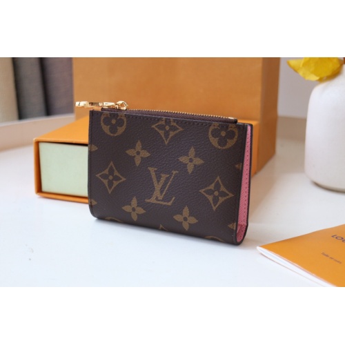 Cheap Louis Vuitton AAA Quality Card Case In Pink #1211684 Replica Wholesale [$72.00 USD] [ITEM#1211684] on Replica Louis Vuitton AAA+ Quality Wallets