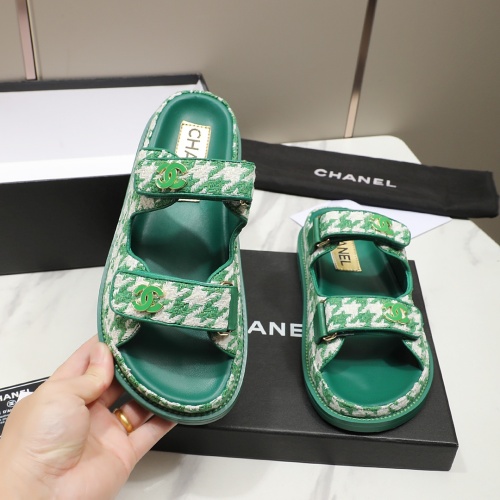 Cheap Chanel Slippers For Women #1211702 Replica Wholesale [$92.00 USD] [ITEM#1211702] on Replica Chanel Slippers