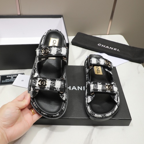 Cheap Chanel Slippers For Women #1211704 Replica Wholesale [$92.00 USD] [ITEM#1211704] on Replica Chanel Slippers