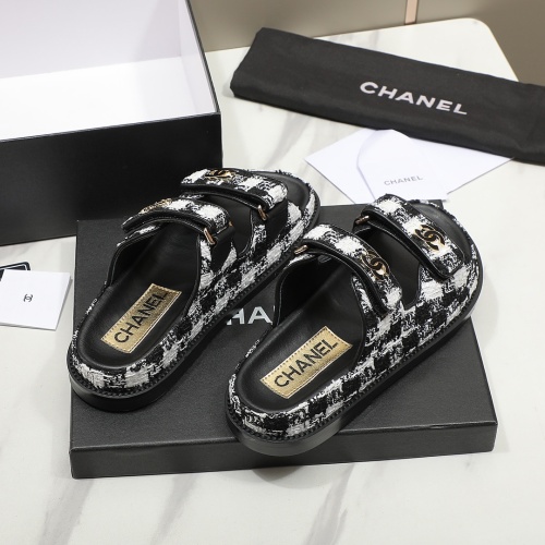 Cheap Chanel Slippers For Women #1211704 Replica Wholesale [$92.00 USD] [ITEM#1211704] on Replica Chanel Slippers