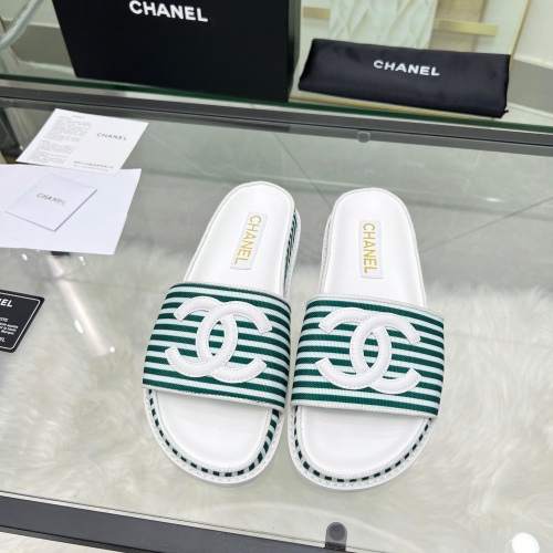 Cheap Chanel Slippers For Women #1211736 Replica Wholesale [$72.00 USD] [ITEM#1211736] on Replica Chanel Slippers