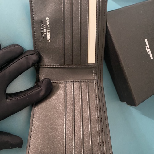 Cheap Yves Saint Laurent YSL Man Wallets #1211773 Replica Wholesale [$40.00 USD] [ITEM#1211773] on Replica Yves Saint Laurent YSL AAA Man Wallets