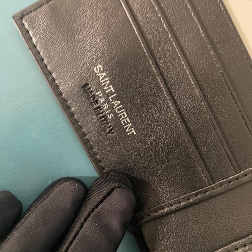 Cheap Yves Saint Laurent YSL Man Wallets #1211773 Replica Wholesale [$40.00 USD] [ITEM#1211773] on Replica Yves Saint Laurent YSL AAA Man Wallets