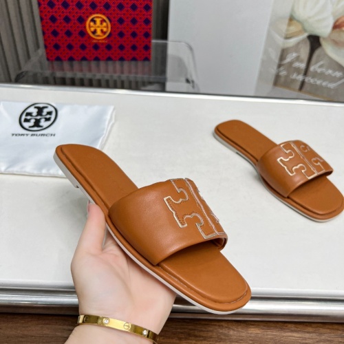 Cheap Tory Burch TB Slippers For Women #1211799 Replica Wholesale [$68.00 USD] [ITEM#1211799] on Replica Tory Burch TB Slippers