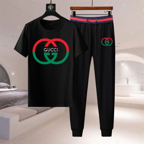 Cheap Gucci Tracksuits Short Sleeved For Men #1211875 Replica Wholesale [$76.00 USD] [ITEM#1211875] on Replica Gucci Tracksuits