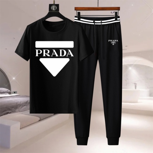 Cheap Prada Tracksuits Short Sleeved For Men #1211880 Replica Wholesale [$76.00 USD] [ITEM#1211880] on Replica Prada Tracksuits