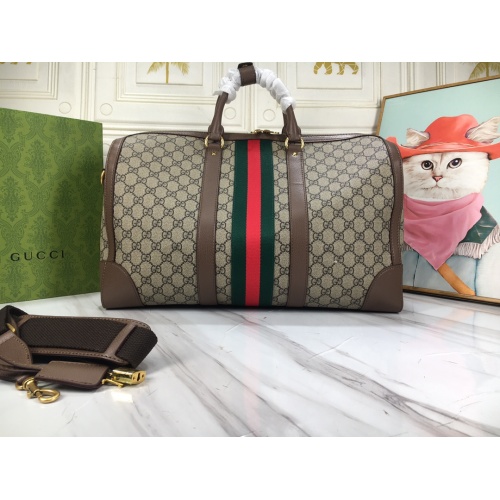 Cheap Gucci Travel Bags #1211900 Replica Wholesale [$92.00 USD] [ITEM#1211900] on Replica Gucci Travel Bags