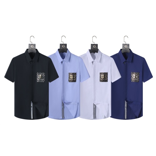 Cheap Dolce &amp; Gabbana D&amp;G Shirts Short Sleeved For Men #1211919 Replica Wholesale [$39.00 USD] [ITEM#1211919] on Replica Dolce &amp; Gabbana D&amp;G Shirts