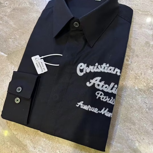 Cheap Christian Dior Shirts Long Sleeved For Men #1211986 Replica Wholesale [$48.00 USD] [ITEM#1211986] on Replica Christian Dior Shirts