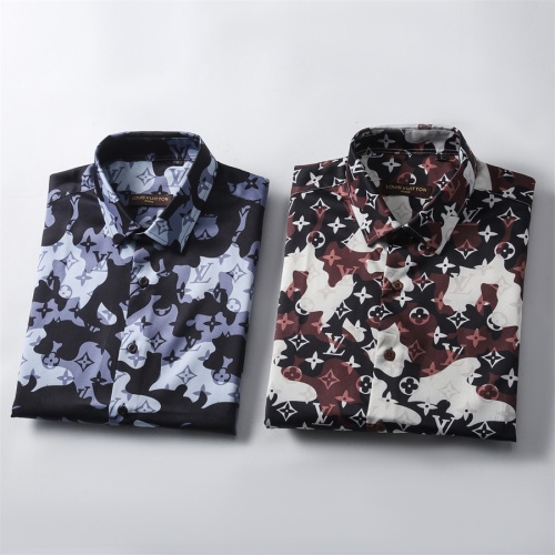 Cheap Louis Vuitton LV Shirts Long Sleeved For Men #1211988 Replica Wholesale [$38.00 USD] [ITEM#1211988] on Replica Louis Vuitton LV Shirts