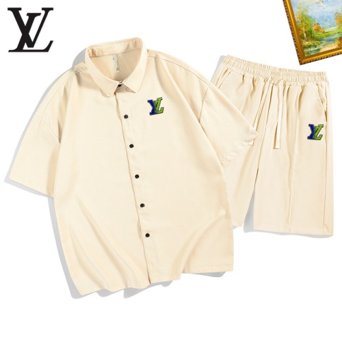 Cheap Louis Vuitton LV Tracksuits Short Sleeved For Men #1212034 Replica Wholesale [$48.00 USD] [ITEM#1212034] on Replica Louis Vuitton LV Tracksuits