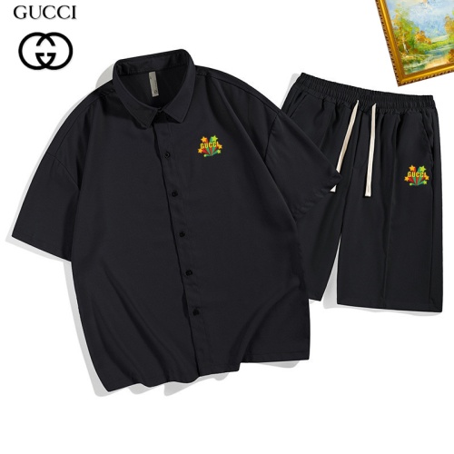 Cheap Gucci Tracksuits Short Sleeved For Men #1212055 Replica Wholesale [$48.00 USD] [ITEM#1212055] on Replica Gucci Tracksuits