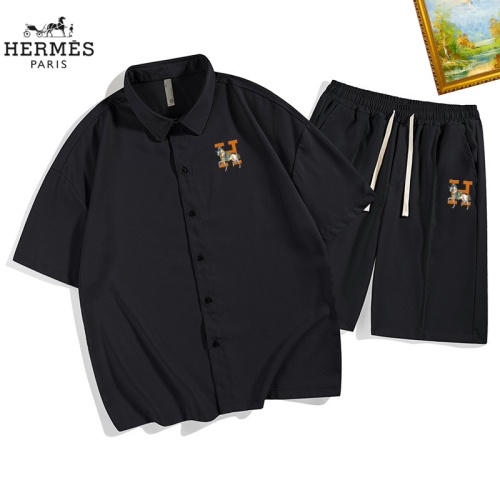 Cheap Hermes Tracksuits Short Sleeved For Men #1212058 Replica Wholesale [$48.00 USD] [ITEM#1212058] on Replica Hermes Tracksuits